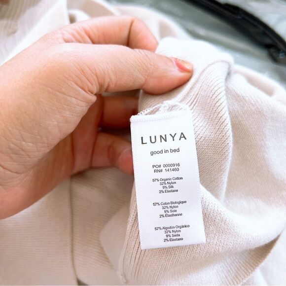 Lunya Cozy Cotton Silk Zip Pullover - Picture 9 of 12